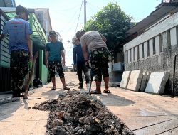 Libur Akhir Pekan, Satgas TMMD Kodim Depok Tetap Bekerja Bangun Jalan hingga Rutilahu