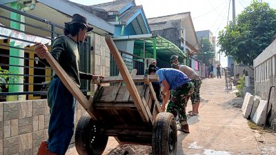 Proyek Fisik TMMD Ke 118 Kodim Depok Terus Dikebut