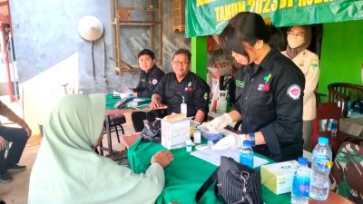 TMMD Ke-118 Kodim Depok Juga Beri Pengobatan Gratis