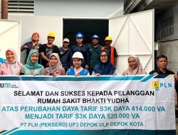 PLN ULP Depok Kota Tingkatkan Keandalan Listrik di RS. Bhakti Yudha dengan Sukses Lakukan Energize Perubahan Daya