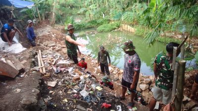 Satgas TMMD ke-121, Sasar Pembangunan Turap di Bojongsari