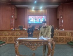 Rapat Paripurna Dalam Rangka Persetujuan DPRD Terhadap Raperda