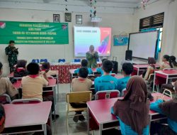 Siswa SDN 1 Bojongsari Diajar Bahasa Inggris Oleh TNI