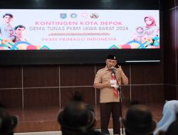 Kontingen Kota Depok di Lepas oleh Wali Kota Depok Untuk  Mengikuti  PKBM Jawa Barat (Jabar) Tahun 2024.