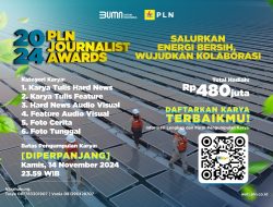 Banjir Peminat, Waktu Pendaftaran PLN Journalist Award 2024 Diperpanjang Hingga 14 November 2024