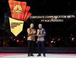 PLN Sabet Penghargaan CNBC Indonesia Communications Strategist Award 2024