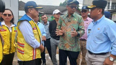 Sudjatmiko :  Survei Lapangan Untuk  Pelebaran Sawangan Depok